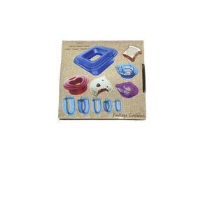 Square Sandwich Cutter Blue Two Sizes